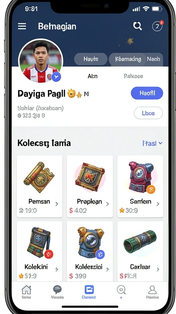 iw777 - Fitur interaksi sosial antara pemain.