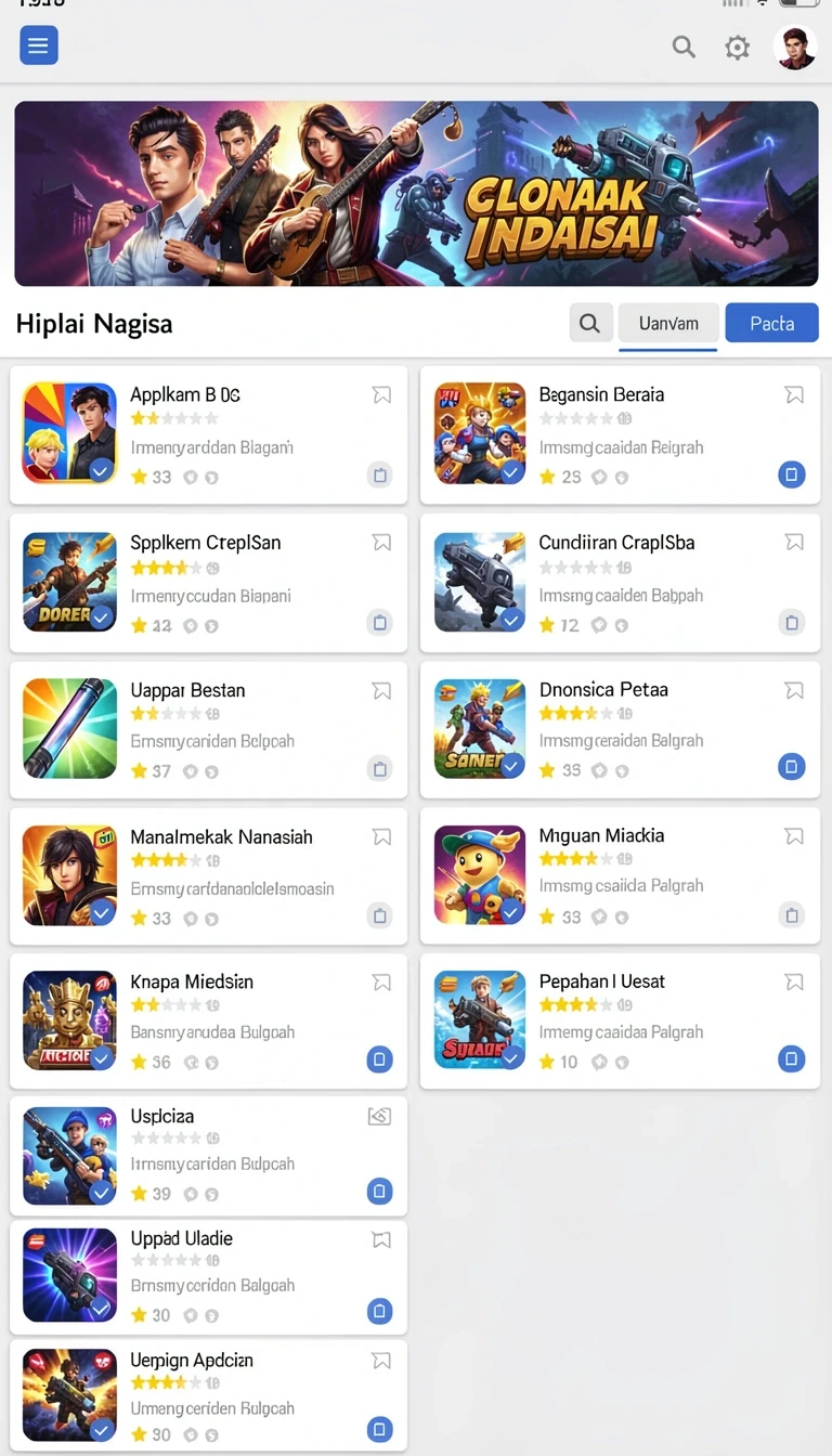 newidn - Tampilan awal yang menawan dengan karakter menarik.