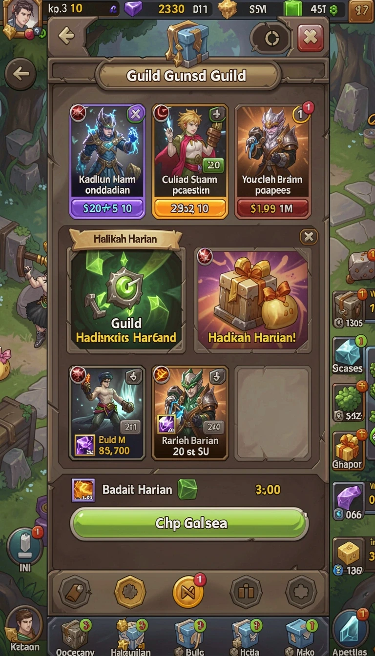 newidn - Komunitas aktif di dalam game yang membantu pemain baru.