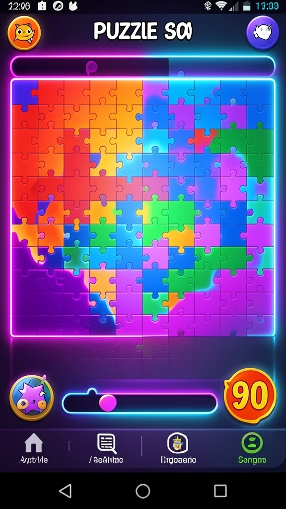 spingila - Tampilan level penuh warna dengan rintangan yang menarik.