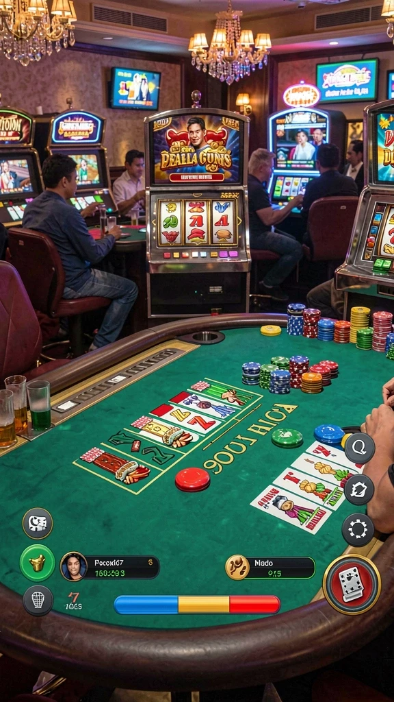 vegas969 - Tampilan permainan slot yang menarik dan berwarna-warni.