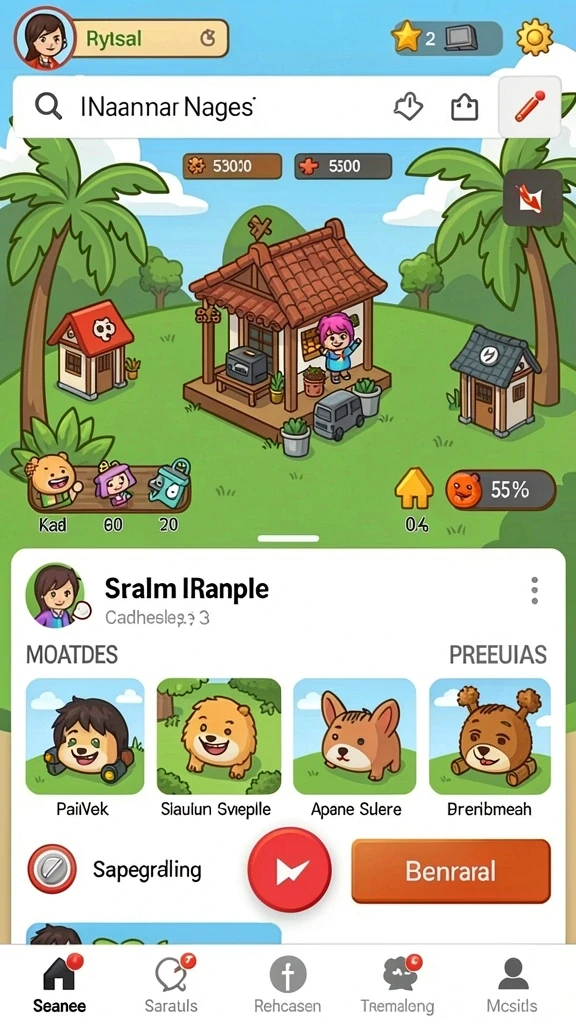 vm777 - Grafis yang memukau dan warna-warni.